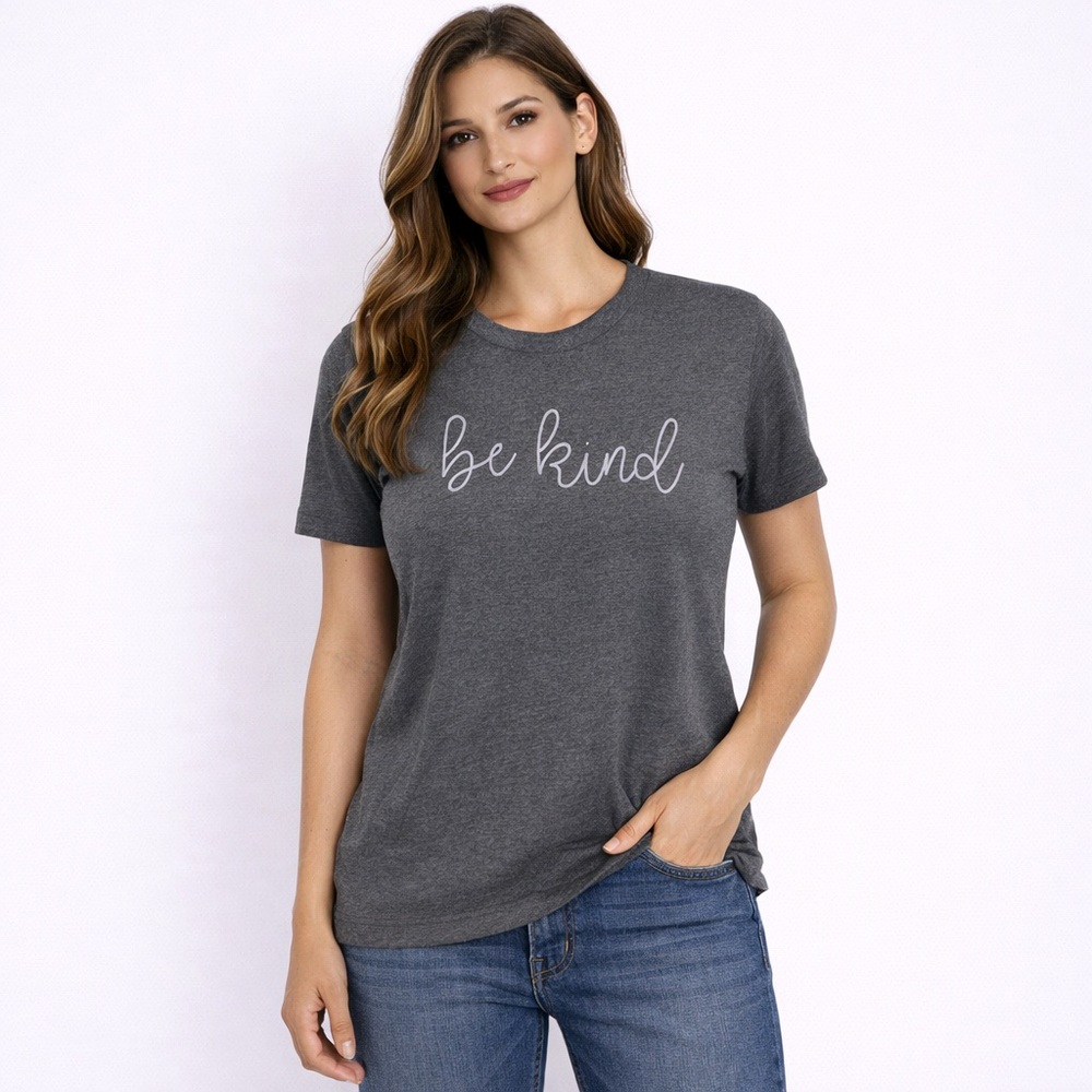 Women's Gray 'Be Kind' T-Shirt